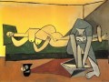 Woman lying down and Woman washing her foot 1944 cubist Pablo Picasso